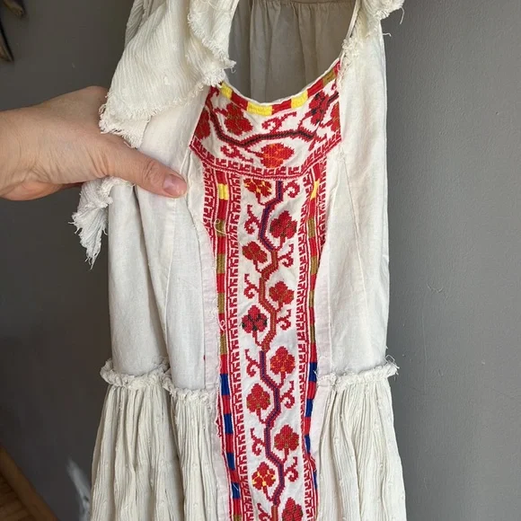 Free people mini glow embroidered dress size XS great  condition - Picture 7 of 8